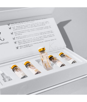 HYDRO STEMCELL MESO BOOSTER AMPOULE. Гелевый бустер-концентрат со Стволовыми Клетками 6-ти ботаникал экстрактов и Гиалуроновой кислотой для глубокого увлажнения всех типов кожи. Бокс из 5 ампул х 5 мл