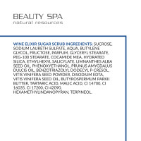 Кислотный скраб ВИННЫЙ ПИЛИНГ рH 3,5 для лица и тела BEAUTY SPA SUGAR SCRUB, 200 мл